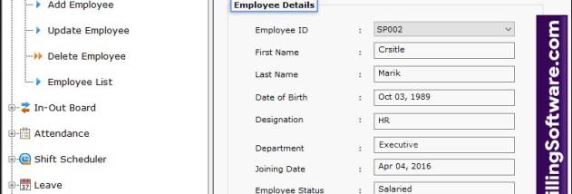 Employee Scheduler screenshot