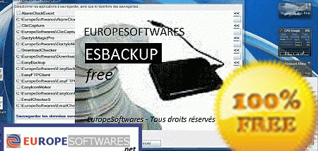 EuropeSoftwares EsBackup screenshot