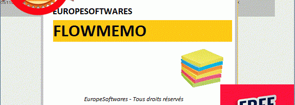 EuropeSoftwares FlowMemo screenshot