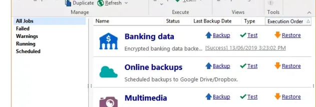 FBackup screenshot