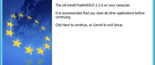 FreeRADIUS screenshot