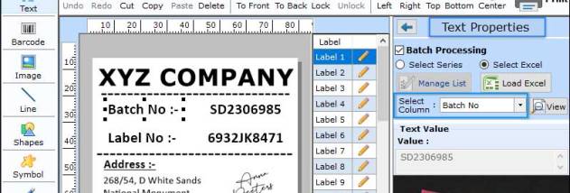 Generate Inventory Barcode screenshot