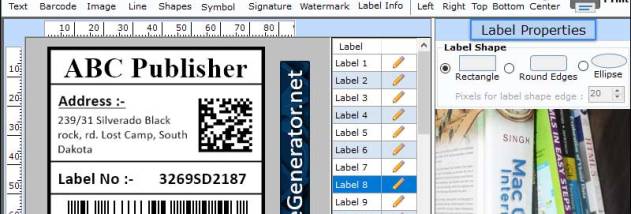 Generate Publisher Barcode screenshot