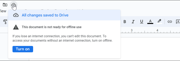 Google Docs Offline screenshot