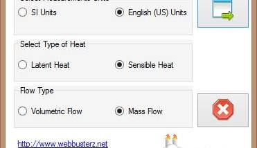 Heat Duty Calculator screenshot