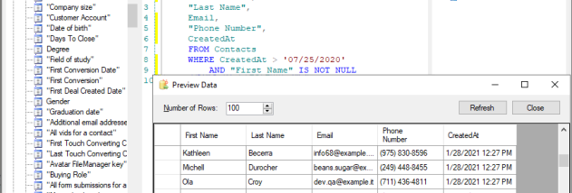 HubSpot SSIS Components by Devart screenshot