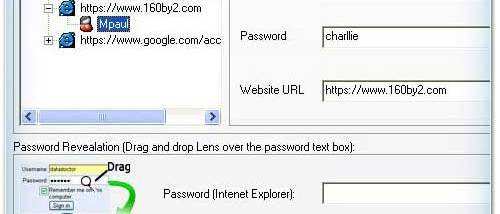 IE Passwords Unmask Software screenshot