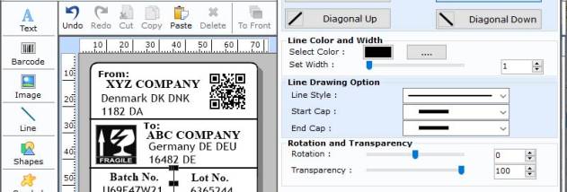 Industrial Barcode Creator Tool screenshot