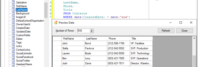 Insightly CRM SSIS Components by Devart screenshot