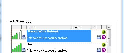 Intel PROSet/Wireless WiFi Software screenshot