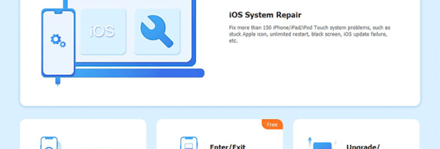 iOS System Recovery screenshot