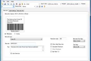 ITF-14 barcode generator 2 screenshot