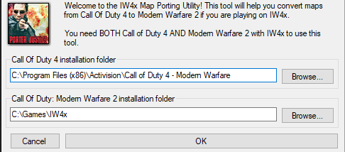 IW4x Map Porting Utility screenshot