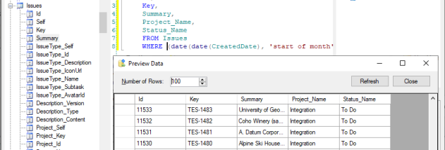 Jira SSIS Components by Devart screenshot