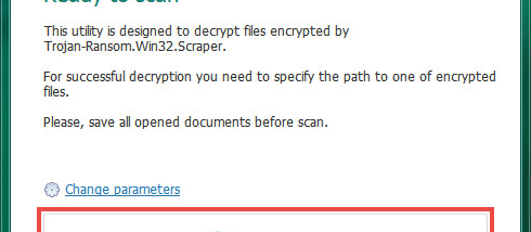 Kaspersky ScraperDecryptor screenshot