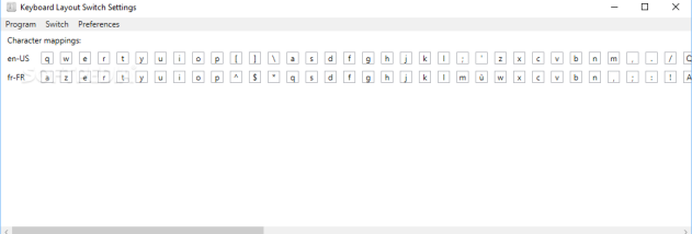 Keyboard Layout Switch screenshot
