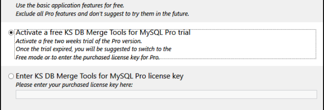 KS DB Merge Tools for MySQL screenshot