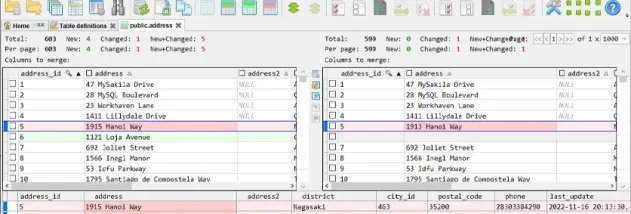 KS DB Merge Tools for PostgreSQL screenshot