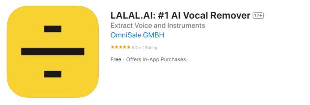 LALAL.AI screenshot