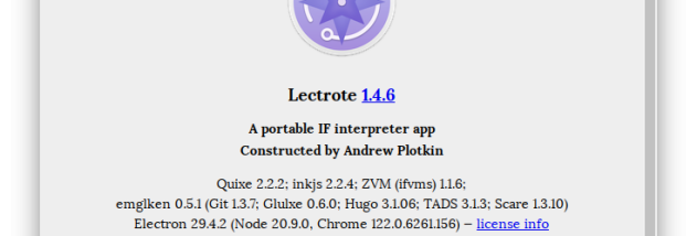 Lectrote screenshot