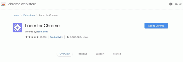 Loom for Chrome screenshot