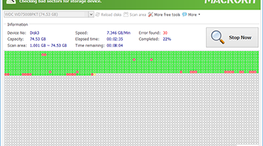 Macrorit Disk Scanner Portable screenshot