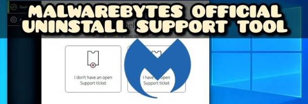 Malwarebytes Support Tool screenshot