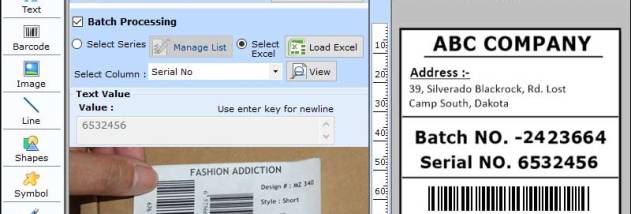 Manufacturing Warehousing Barcode Fonts screenshot