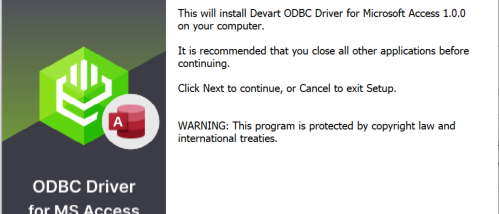 Microsoft Access ODBC Driver by Devart screenshot