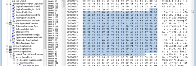 Miraplacid Data Viewer screenshot