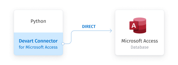 MS Access Python Connector by Devart screenshot