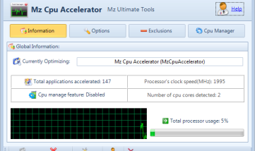 Mz Cpu Accelerator screenshot