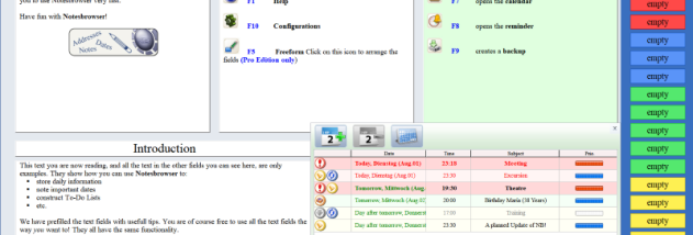 Notesbrowser English screenshot