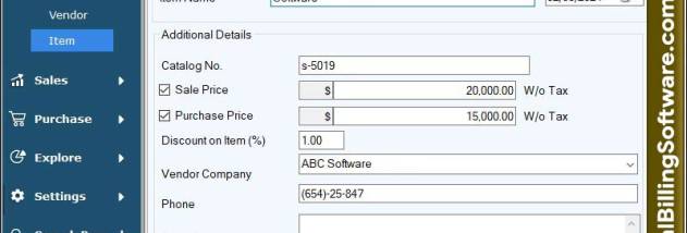 Official Billing Software screenshot