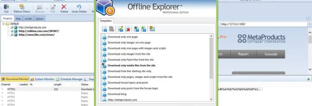 Offline Explorer screenshot