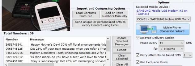 Online SMS GSM screenshot