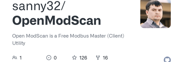 Open ModScan screenshot