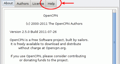 OpenCPN screenshot