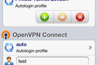 OpenVPN Connect for iOS screenshot