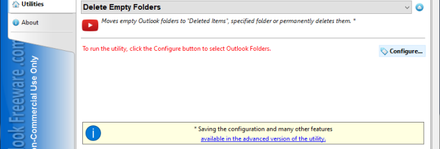 OutlookFreeware Utility Manager screenshot