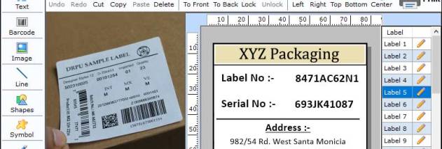 Packaging Barcode Generator Software screenshot