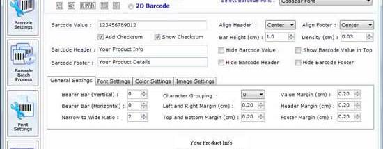 Packaging Barcode Label Maker screenshot