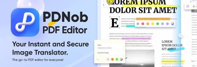 PDNob PDF Editor screenshot