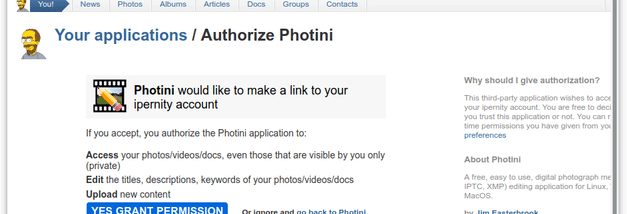 Photini screenshot