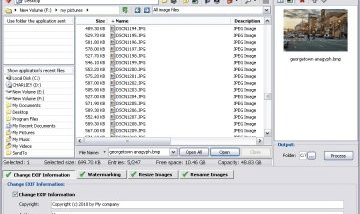 Photo EXIF & Watermark Maker screenshot