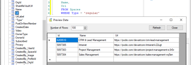 Podio SSIS Components by Devart screenshot