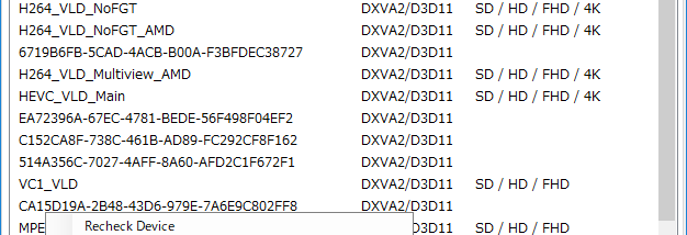 Portable DXVA Checker screenshot