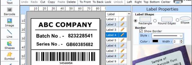 Postal Mail Barcode Fonts screenshot