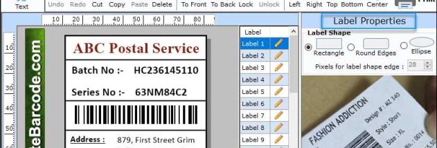 Posting Barcodes Maker screenshot