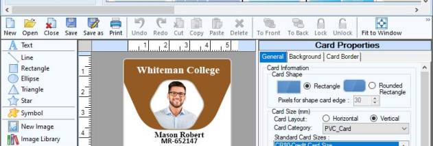 Printing Student Id Card Generator screenshot